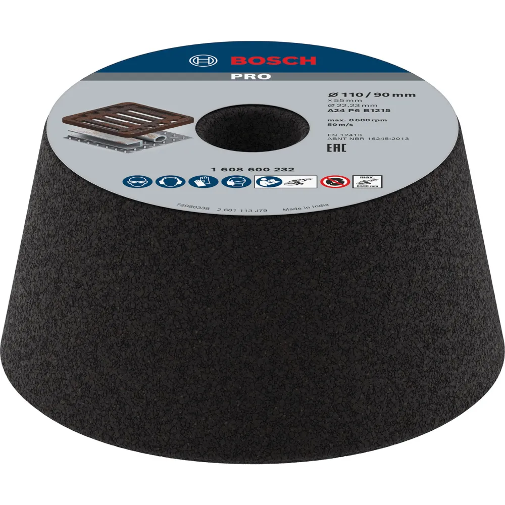 Bosch PRO Metal Konischer Schleiftopf 90 x 110 x 55 mm G24 - 1608600232