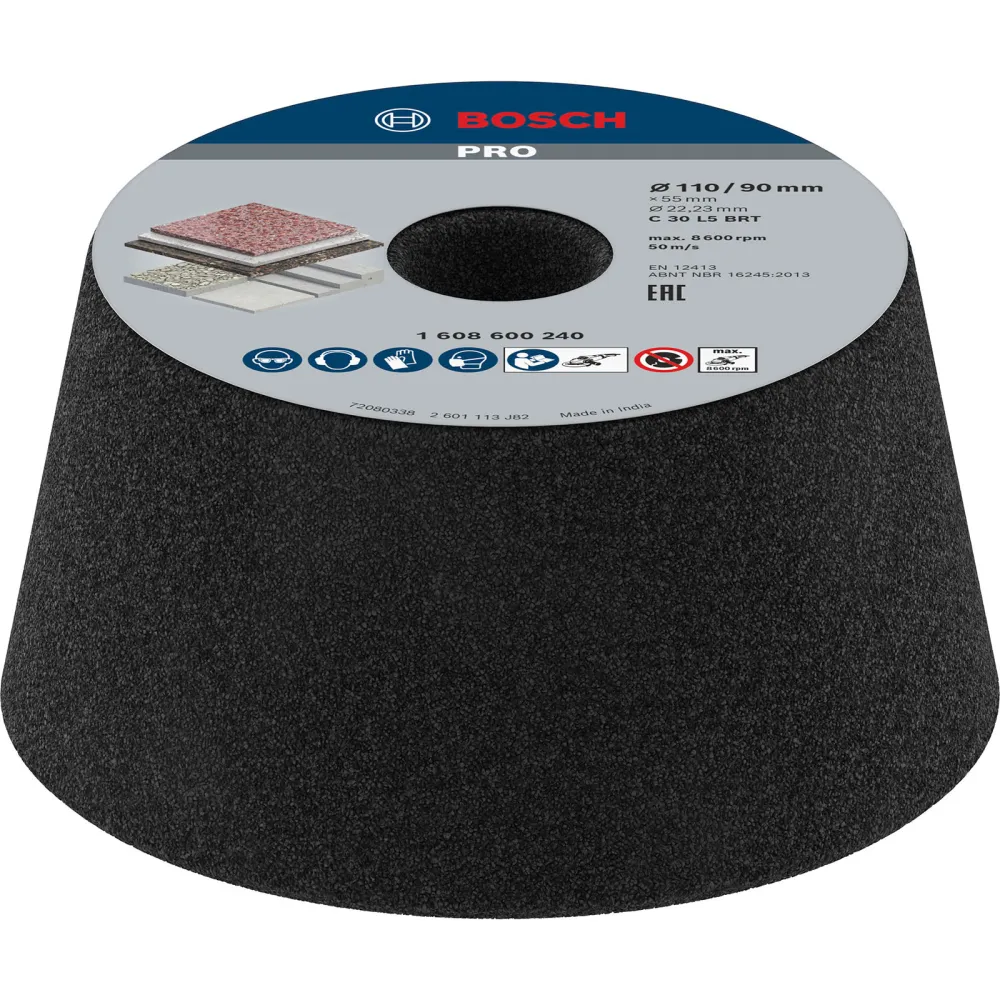 Bosch PRO Metal Konischer Schleiftopf 90 x 110 x 55 mm G30 - 1608600240