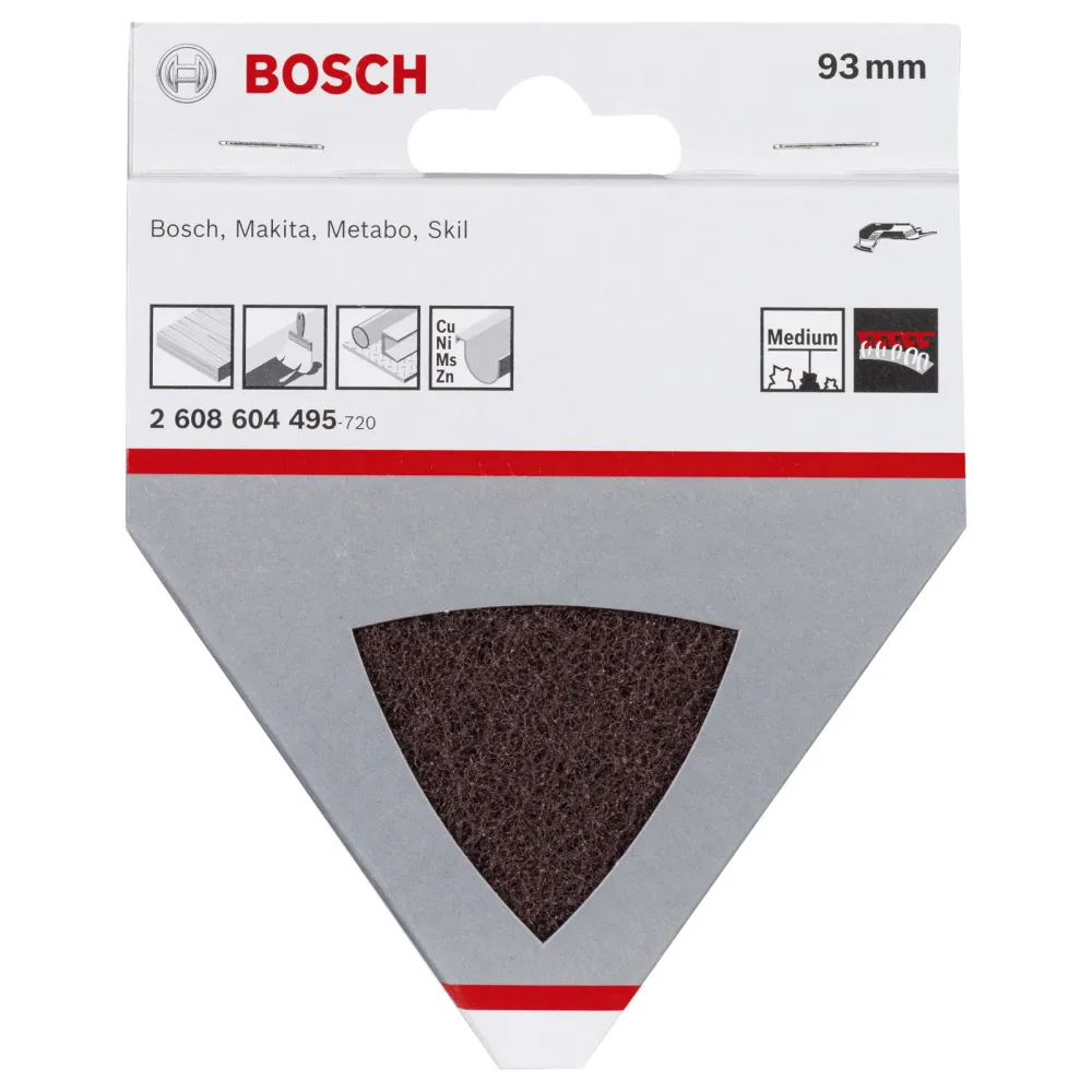 Bosch Vlies für Dreieckschleifer 93 mm 280 mittel - 2608604495