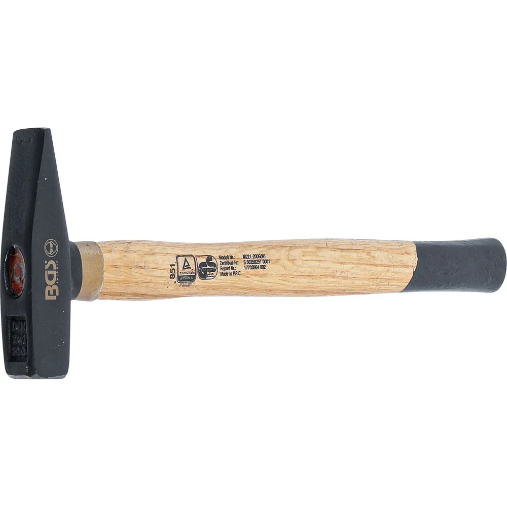 BGS Schlosserhammer Holz-Stiel DIN 1041 200 g - 851