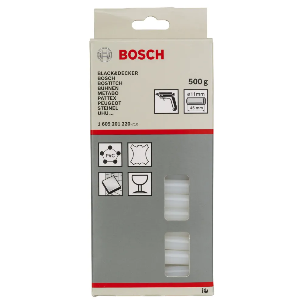 Bosch Schmelzkleber, 11 x 45 mm, 500 g -1609201220