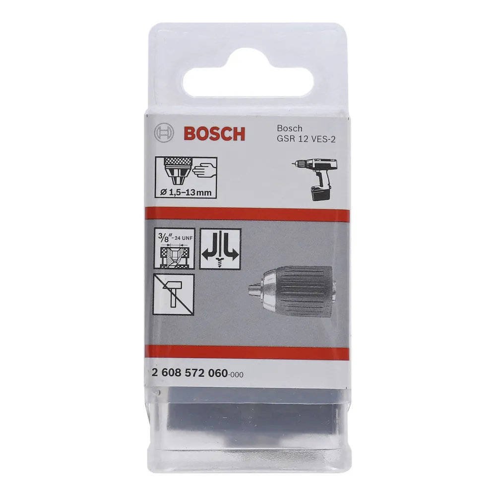 Bosch Schnellspannbohrfutter bis 13 mm, 2 bis 13 mm, 3/8 bis 24 - 2608572060