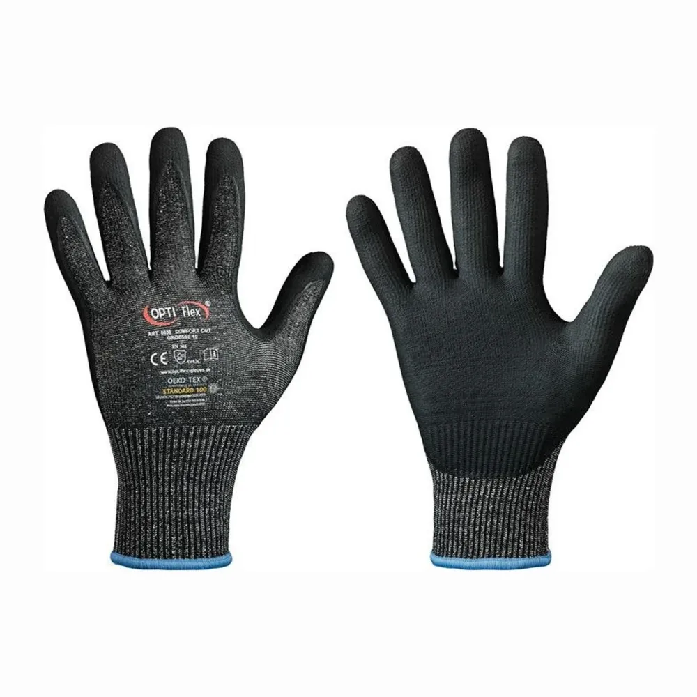 OPTIFLEX Schnittschutzhandschuh Comfort Cut schwarz meliert / schwarz Gr. 11 - 0838-11H