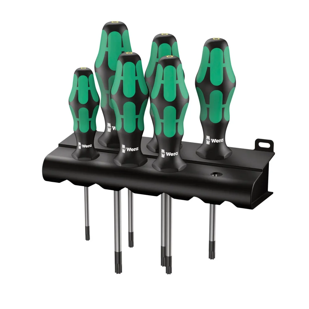 Wera 6tlg. 367/6 Schraubendrehersatz Kraftform Plus Torx + Rack - 028062