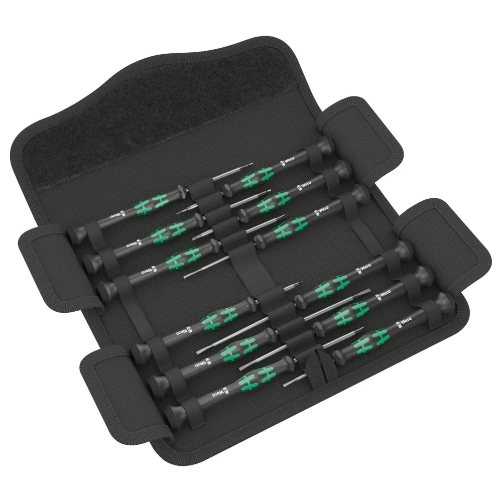 Wera Kraftform Micro 12 Universal 1 Elektroniker-Schraubendrehersatz - 073675