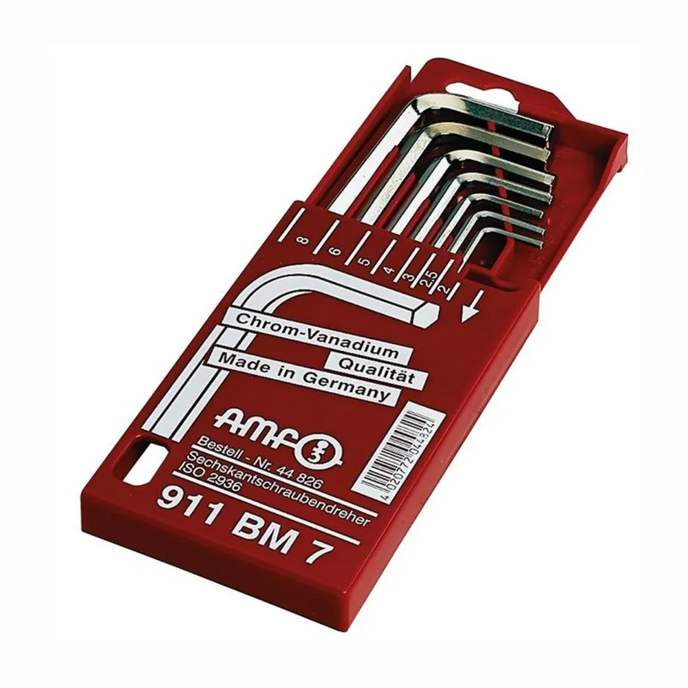 AMF Winkelschraubendrehersatz 911BM 7tlg. Schiebekassette - 44826