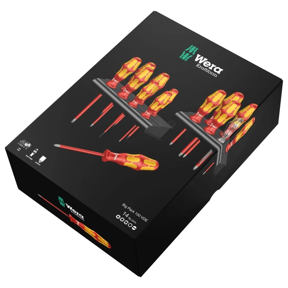 Wera Kraftform Big Pack 100 VDE 14tlg. - 105631