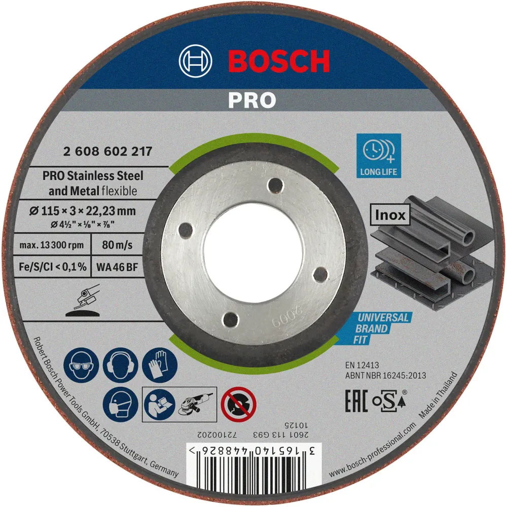 Bosch PRO Semi-Flexible Schleifscheibe 115 x 3 x 22,23 mm - 2608602217