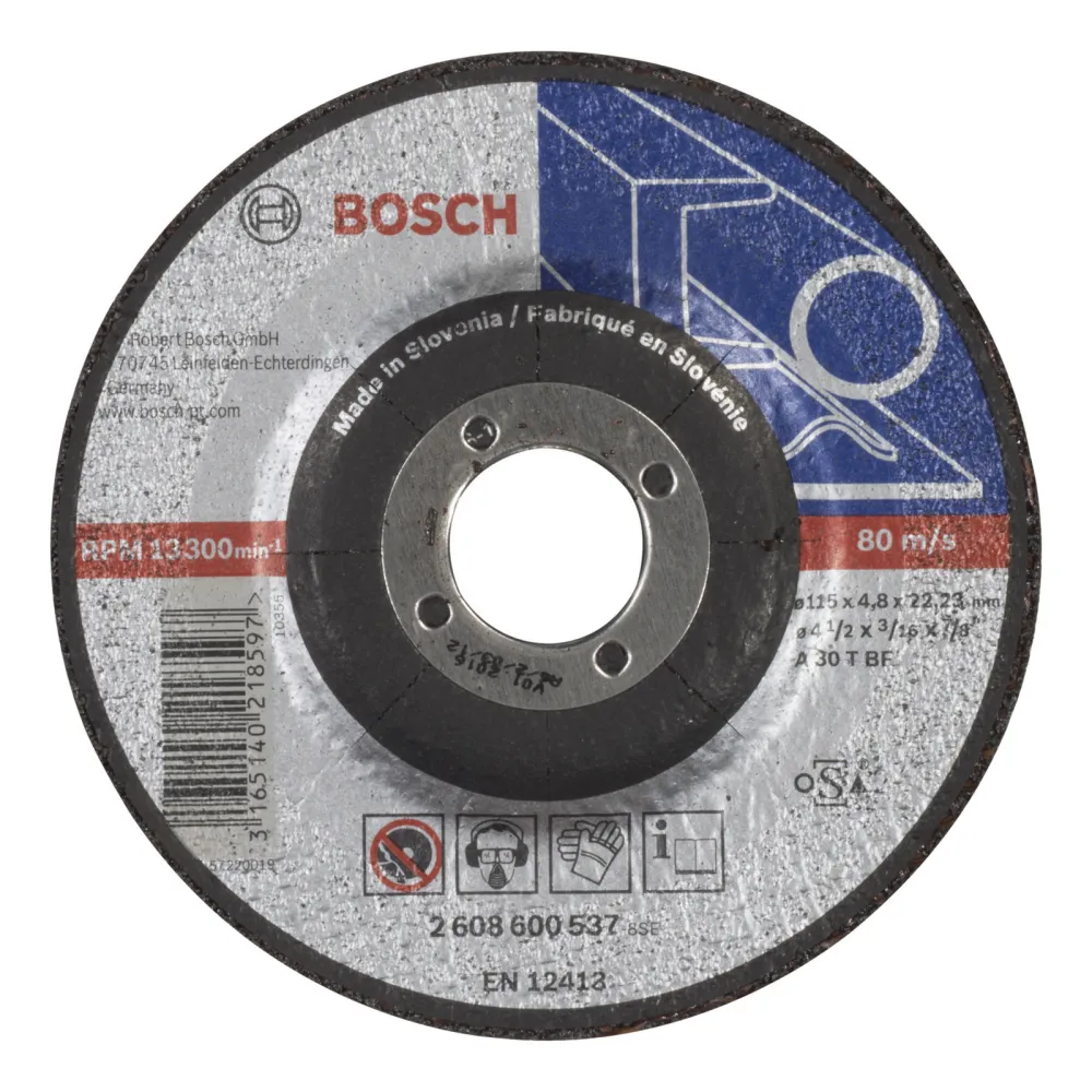 Bosch Schruppscheibe gekröpft Expert Metal 30 T BF 115 mm 4,8 mm - 2608600537
