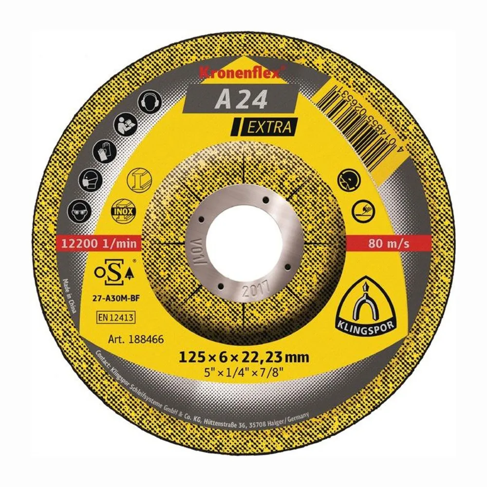 KLINGSPOR Schruppscheibe 24 Extra D 230 x S 6 mm - 13447