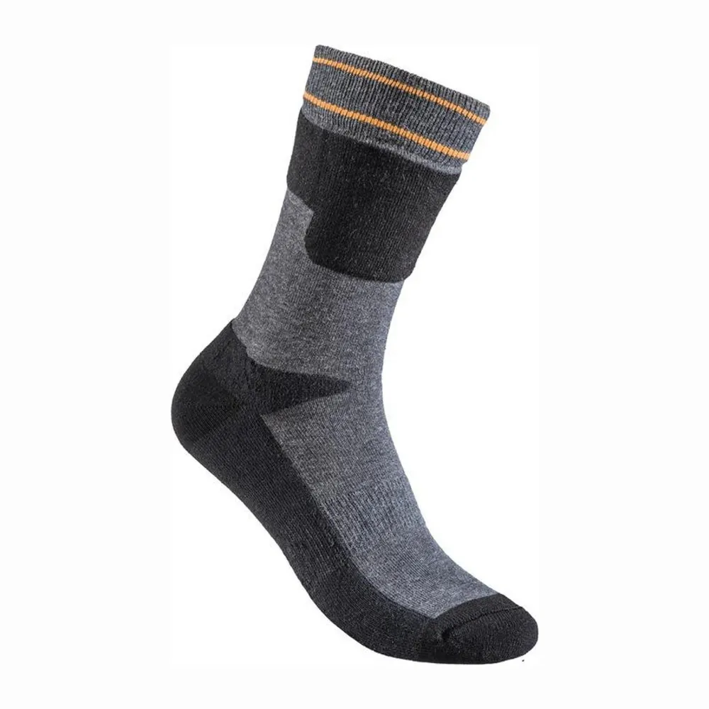 FELDTMANN Funktionssocke Dibbersen Größe 43-46 schwarz / grau - 3623-43S