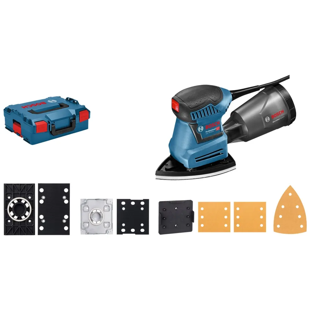 Bosch Schwingschleifer GSS 160 Multi 180 W inkl. Zubehör-Set L-Boxx - 06012A2300