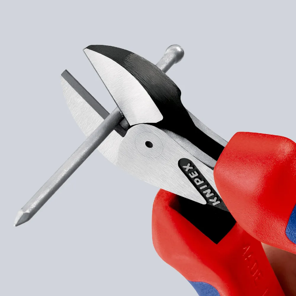 Knipex X-Cut mit Befestigungsöse verchromt, mit Mehrkomponenten-Hüllen, mit integrierter Befestigungsöse zum Anbringen ein...