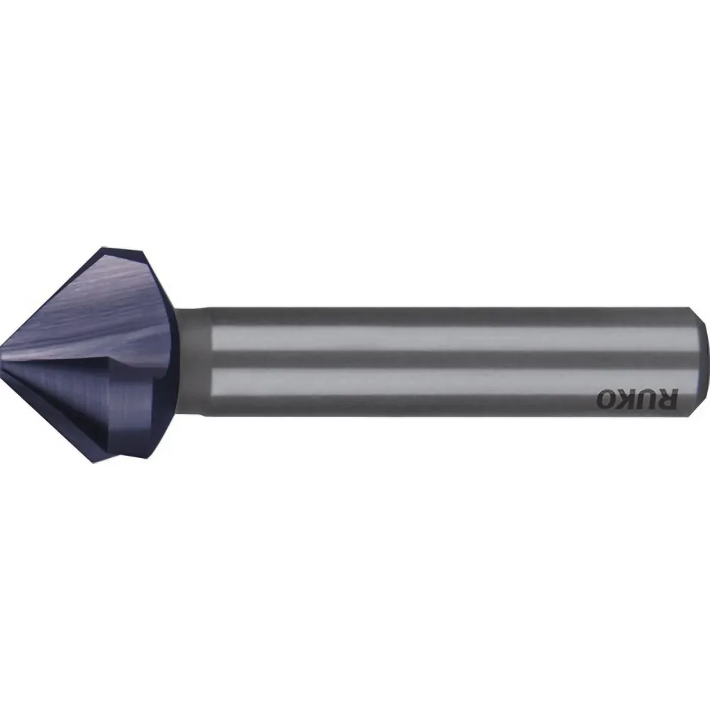 RUKO Kegel- und Entgratsenker DIN 335 Form C 90° HSS TiAlN Ø 5,3 mm - 102104F