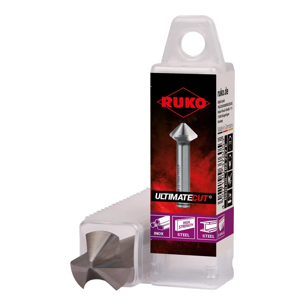 RUKO ULTIMATECUT Kegel- und Entgratsenker DIN 335 Form C 90° HSS Ø 6,3 mm - 102767