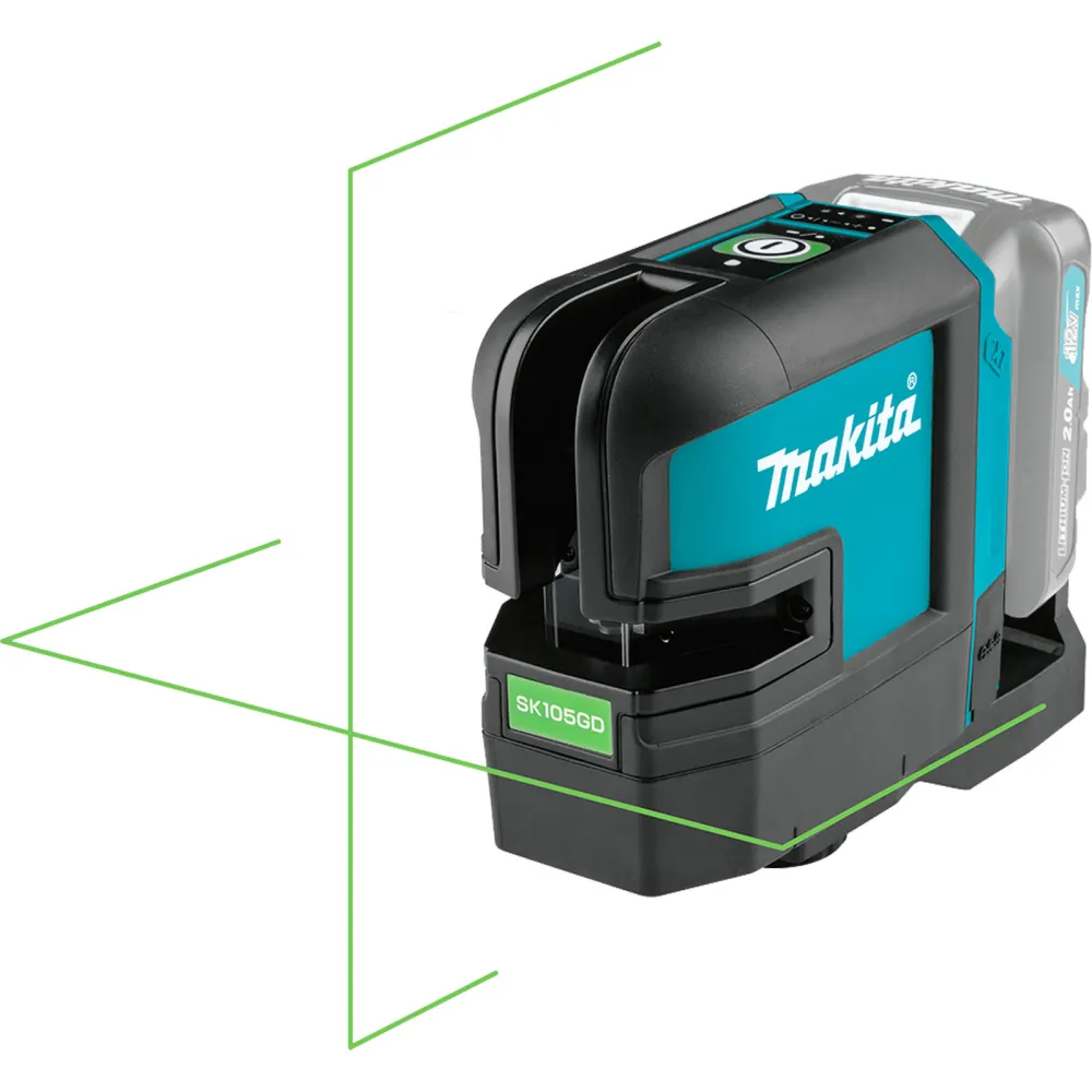 Makita SK105GDZ Akku-Kreuz Linienlaser grün 12 V max. Solo
