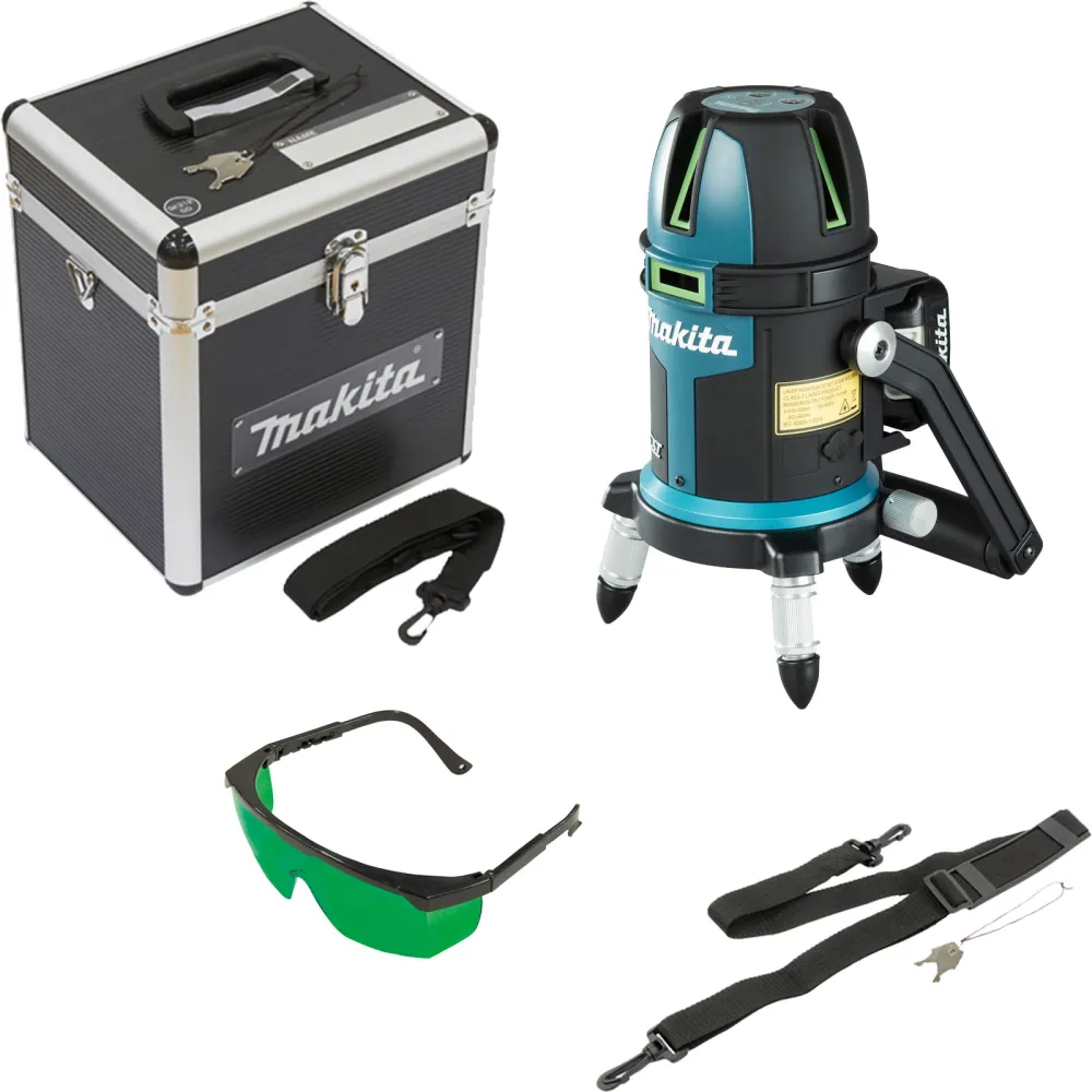 Makita SK209GDZ Akku-Multi Linienlaser grün 12 V max. Solo im Transportkoffer