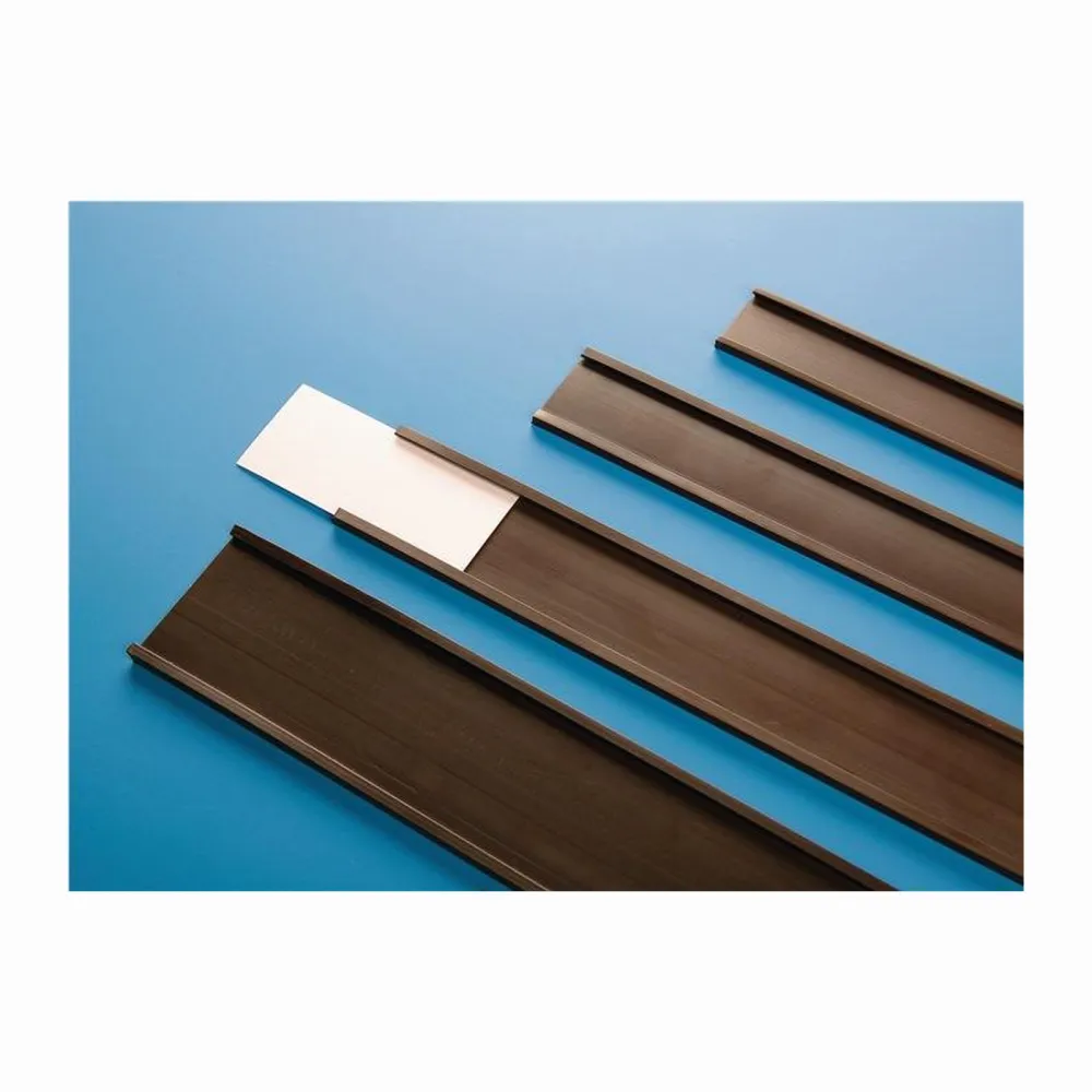 magnetoplan Papieretikett Breite 27 mm mit Klarsichtfolie - 17730
