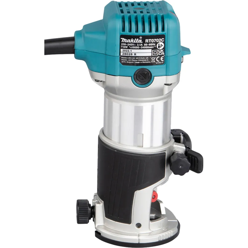 Makita RT0702CX2J Multifunktionsfräse 710 W inkl. Fräsmodule im MAKPAC