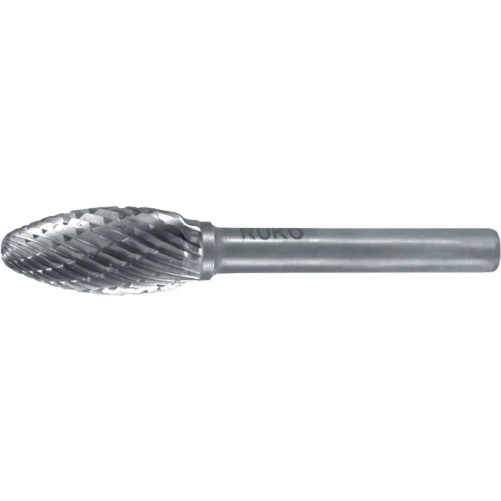 RUKO Hartmetall-Frässtift FLH Ø 16 mm Kopflänge 36 mm Schaft-Ø 6 mm Verzahnung KVZ 4 - 116221