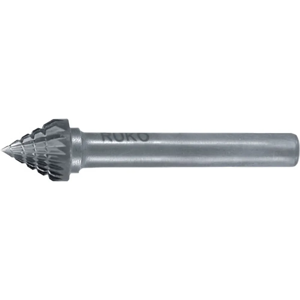 RUKO Hartmetall-Frässtift KSJ Ø 16 mm Kopflänge 14 mm Schaft-Ø 6 mm Verzahnung KVZ 4 - 116226