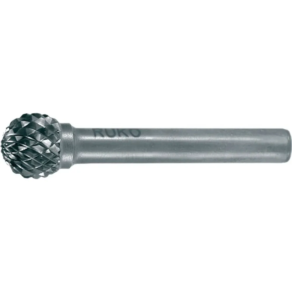 RUKO Hartmetall-Frässtift KUD Ø 16 mm Kopflänge 14,4 mm Schaft-Ø 6 mm blank Verzahnung KVZ 4 - 116045