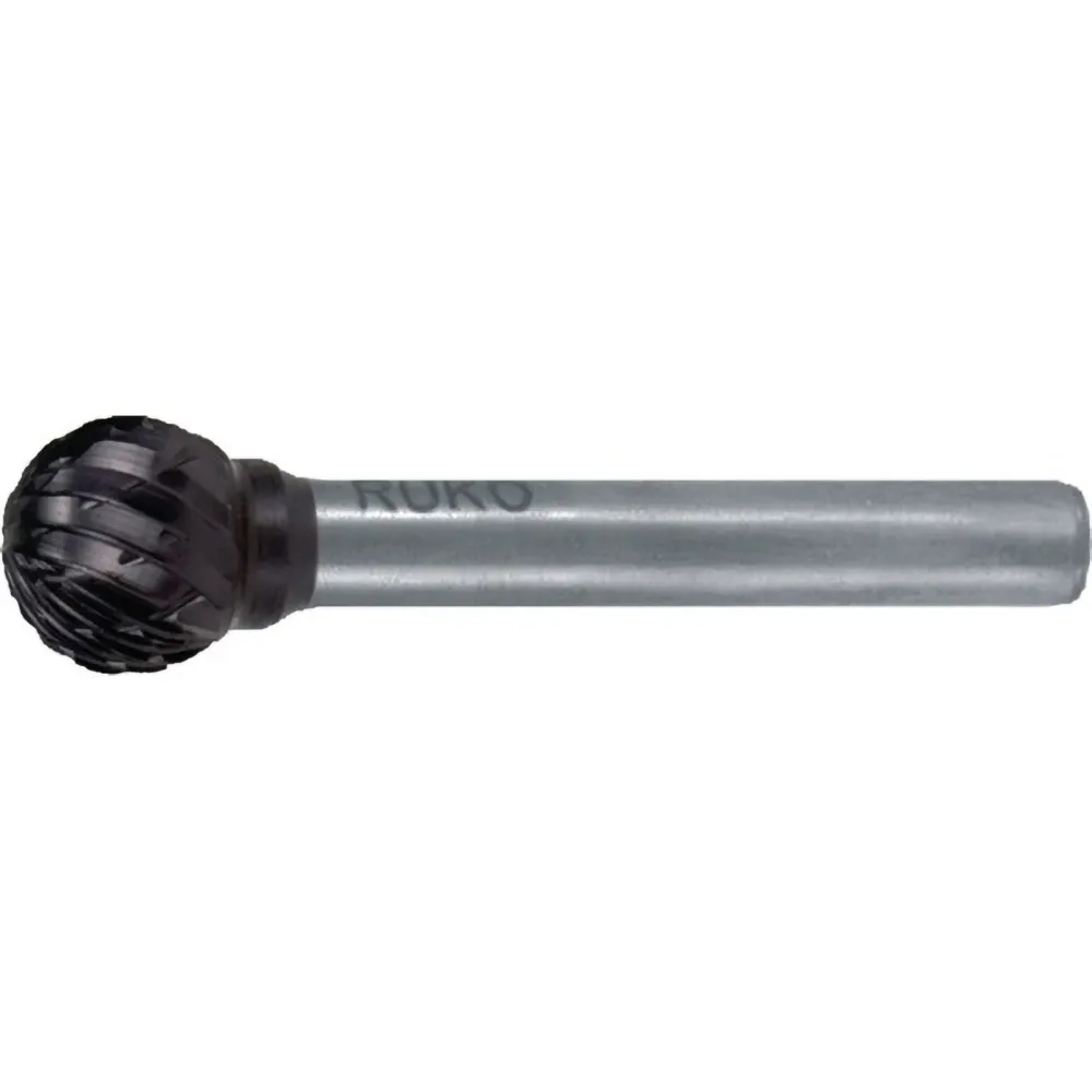 RUKO Hartmetall-Frässtift KUD Ø 16 mm Kopflänge 15 mm Schaft-Ø 6 mm TiCN Verzahnung KVZ 4 - 116045TC