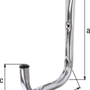 GAH Alberts Wandhaken einfach 150 mm Stahl verzinkt 215 mm 18 mm - 802042