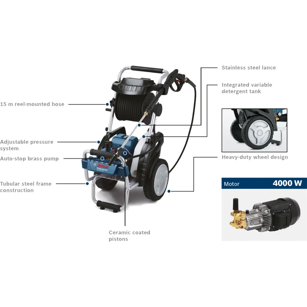 Bosch Hochdruckreiniger GHP 8-15 XD 4.000 W - 0600910300