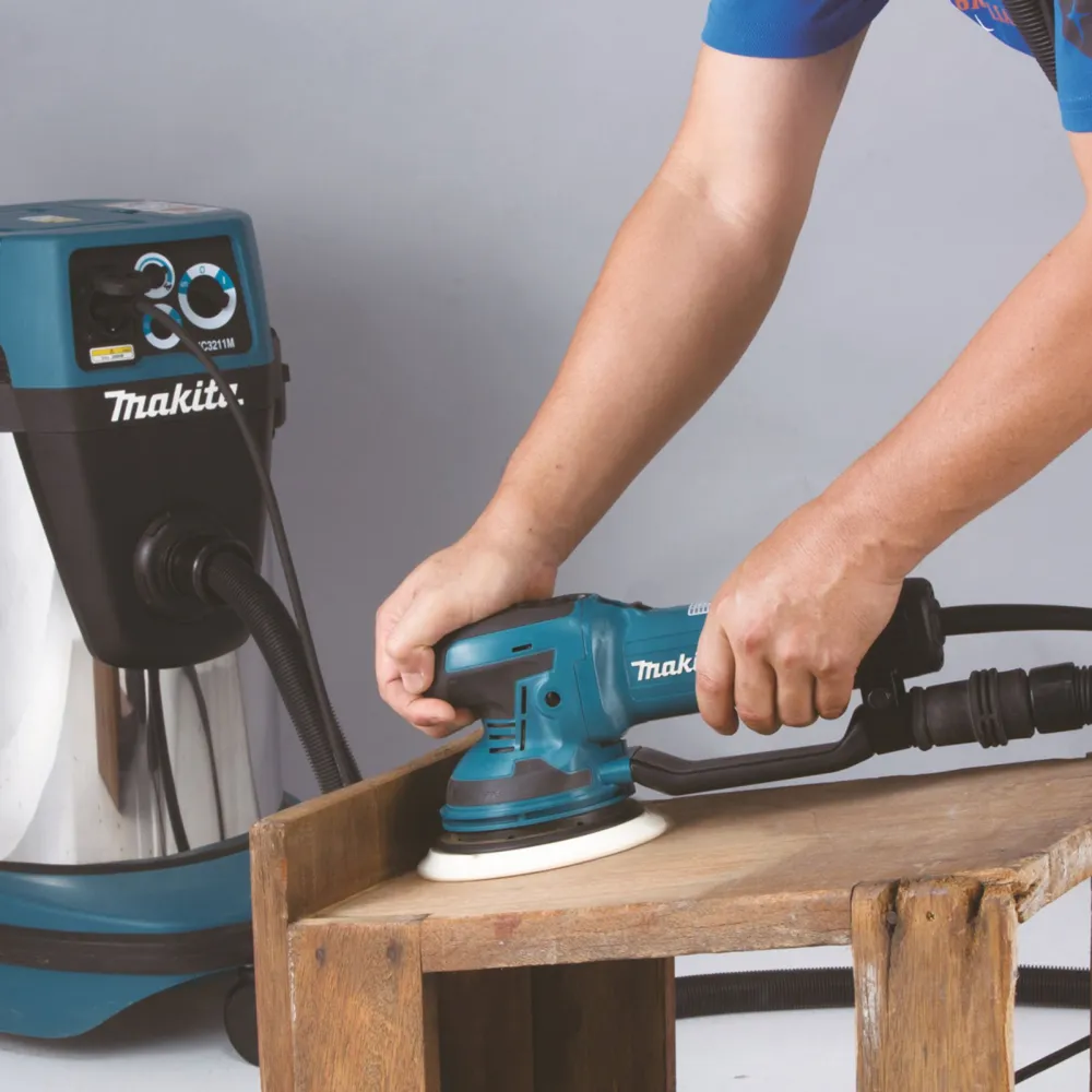 Makita BO6050J Exzenter-/Rotationsschleifer 750 W 150 mm im MAKPAC