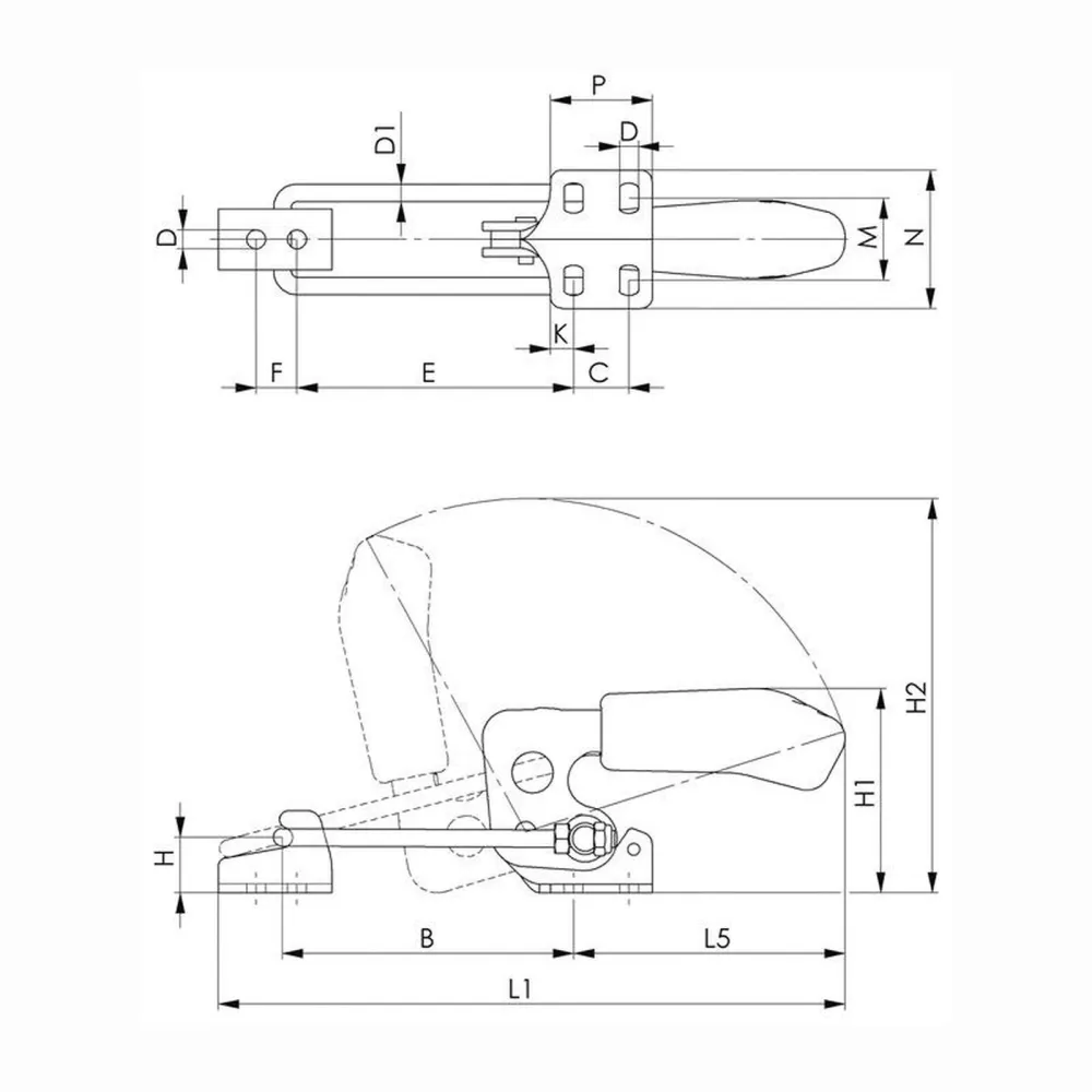 AMF Verschlussspanner Nr. 6848H Größe 3 - 94706