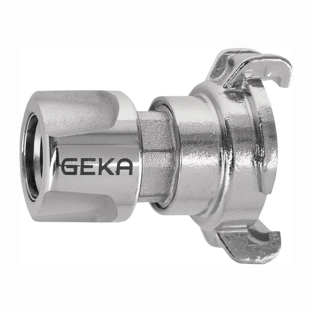 GEKA Übergangsstück GEKA plus-Stecksystem Messing vernickelt - 46.0890.9