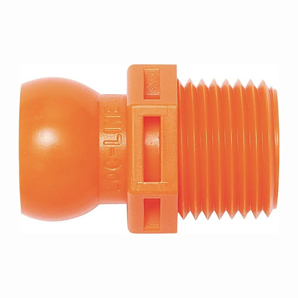 LOC-LINE 4x Gewindenippel NPT R 1/2 Größe 1/2″ - L51805