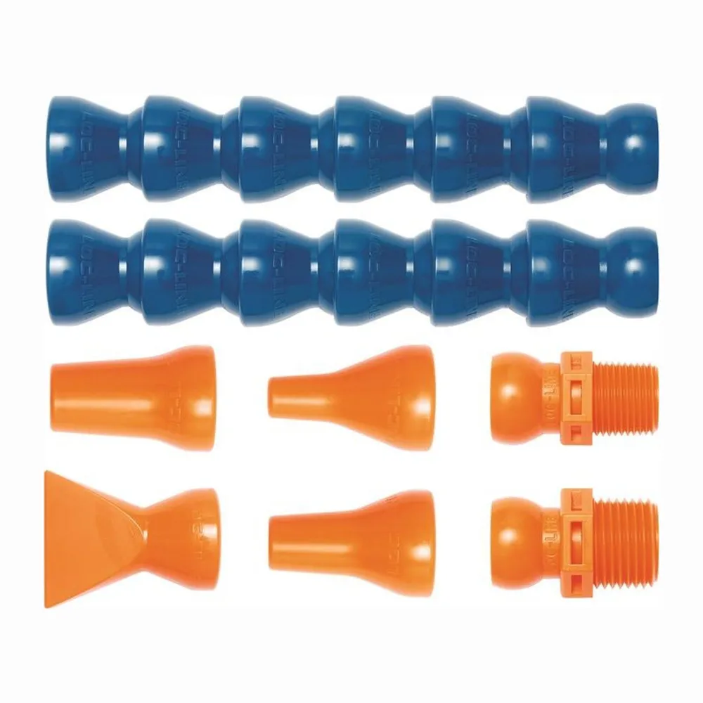 LOC-LINE Kühlmittelgelenkschlauchset Größe 1/2″ 8tlg. - L50815