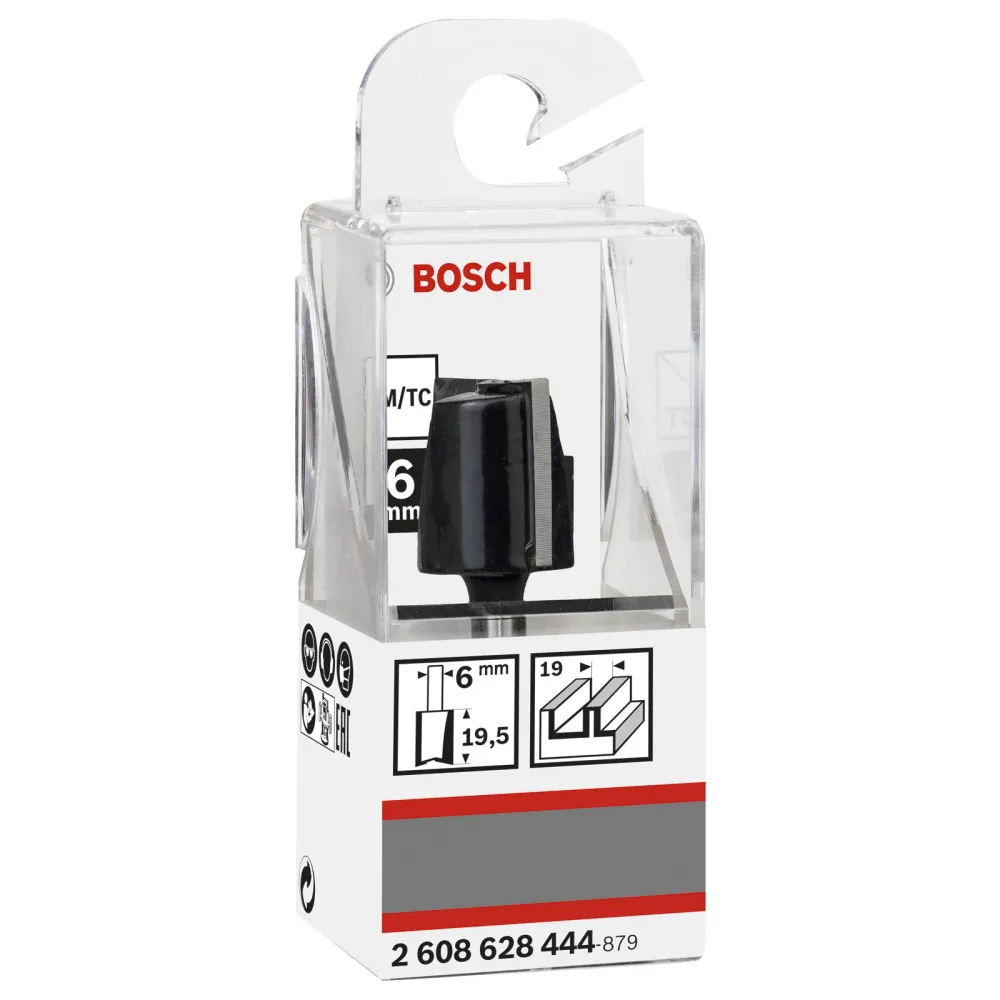 Bosch Nutfräser Standard Wood 6 mm D1 19 mm L 19,5 mm G 51 mm - 2608628444