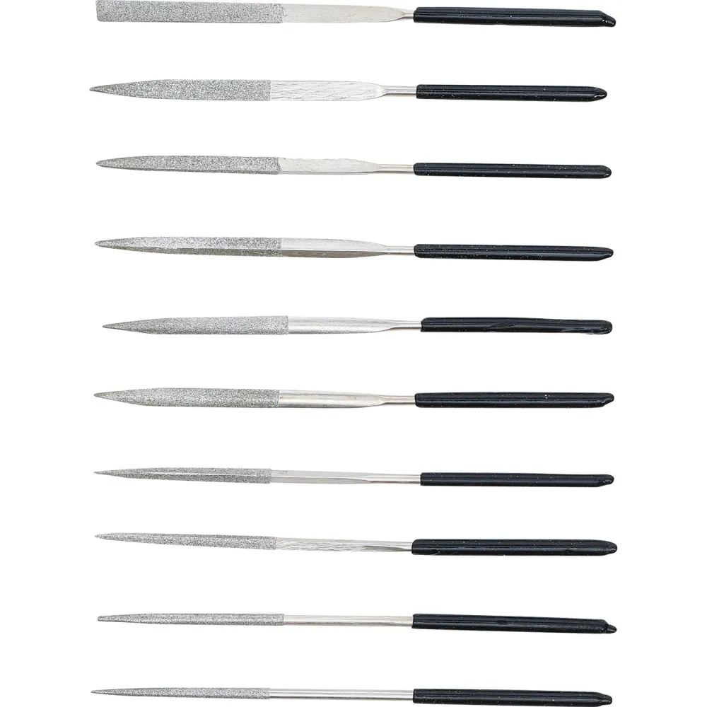BGS Diamantfeilen-Satz gerade 140 x 3 mm 10tlg. - 1920