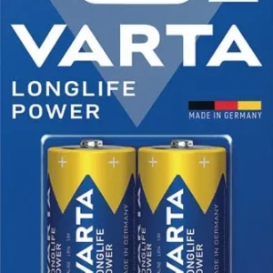 VARTA Batterie Longlife Power 1,5 V C-AM2-Baby 7.800 mAh LR14 4914 - 4914121412