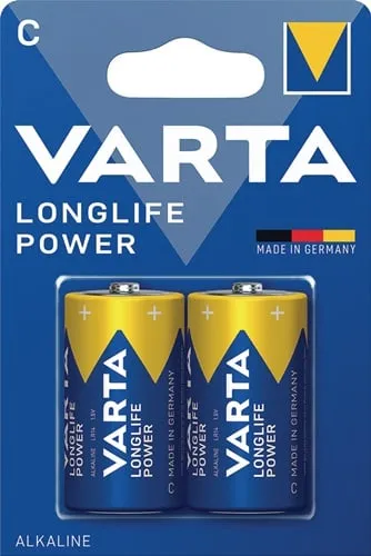 VARTA Batterie Longlife Power 1,5 V C-AM2-Baby 7.800 mAh LR14 4914 - 4914121412