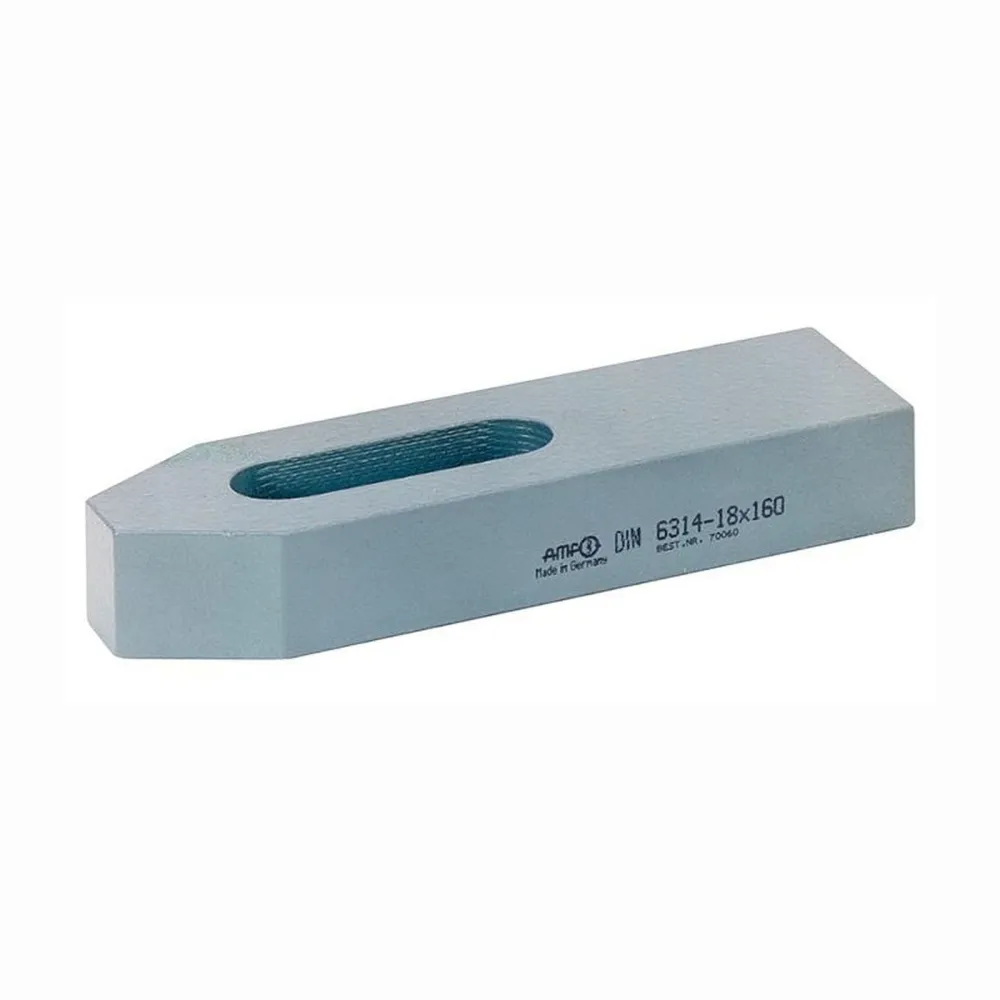 AMF Spanneisen DIN 6314 125 mm für T-Nut 12 + 14 + 16 mm - 70045