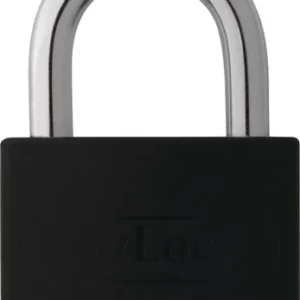 ABUS Zylindervorhangschloss T65AL/40 schwarz gl.Schlosskörper-B.43mm Alu.gl. - 49946 3