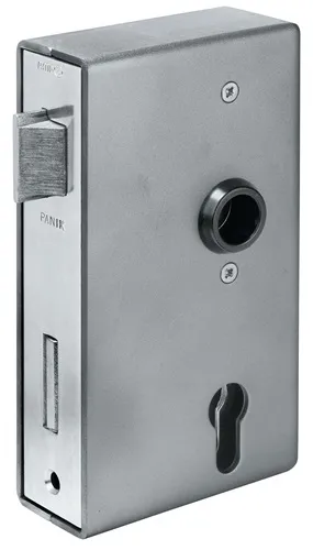AMF Panikgittertorschloss 140PGN Fkt.D ktg.24/60/72/9mm DIN L VA - 13334