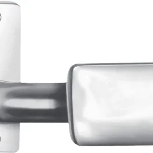 AMF Türknopf 485 Leichmetall F1/naturf.gekr.ktg.fest/drehb.B.65mm H.44mm - 15768