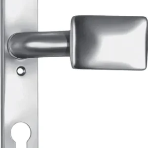 AMF Türknopf-Kurzschild 486Z fest Alu.F1/naturf.4-KT.8mm - 15701
