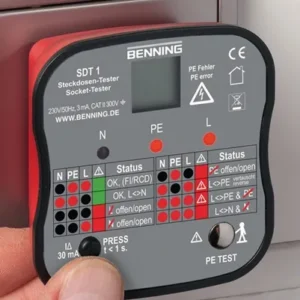 BENNING Steckdosentester SDT 1 z.Prüfung v.Schutzkon.steckd - 20053