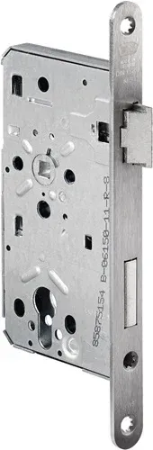 BKS Behörden-Einsteckschloss 0615 PZW 24/55/72/8mm DIN R VA rd Kl 5 - B-06150-21-R-8