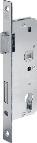 BKS Glastür-Einsteckschloss 0007 PZW 20/30/72/8mm DIN R silber ktg - 71012