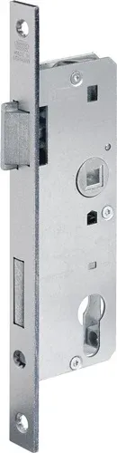 BKS Glastür-Einsteckschloss 0007 PZW 20/40/72/8mm DIN R silber ktg - 70272