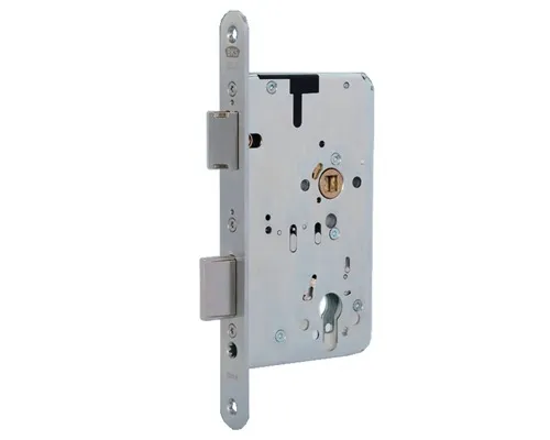 BKS Panik-Einsteckschloss 2324 Fkt.D rd 24/65/72/9mm DIN L/R VA - B-23240-44-L-8