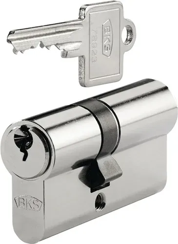 BKS Profildoppelzylinder PZ 8802 27/40mm NuG eins.Anz.Schlü.3 versch.-schl - B 8802 0004