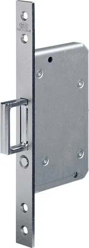 BKS Schiebetür-Einsteckschl.0393 STA silber ktg.20/55mm m.Springg.u.Auslösek - 3930023